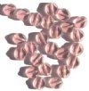 25 9mm Diamond-Shaped Window Beads Transparent Light Amethyst
